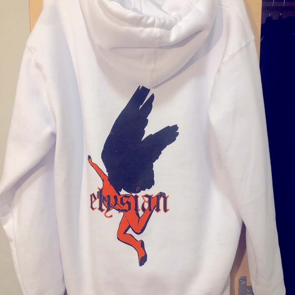 Custom Elysian “Angels Have Fallen” Hoodie Men Size M
